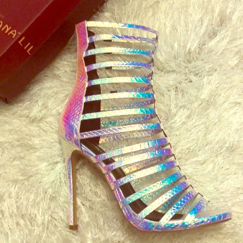 Stappy heel sandals